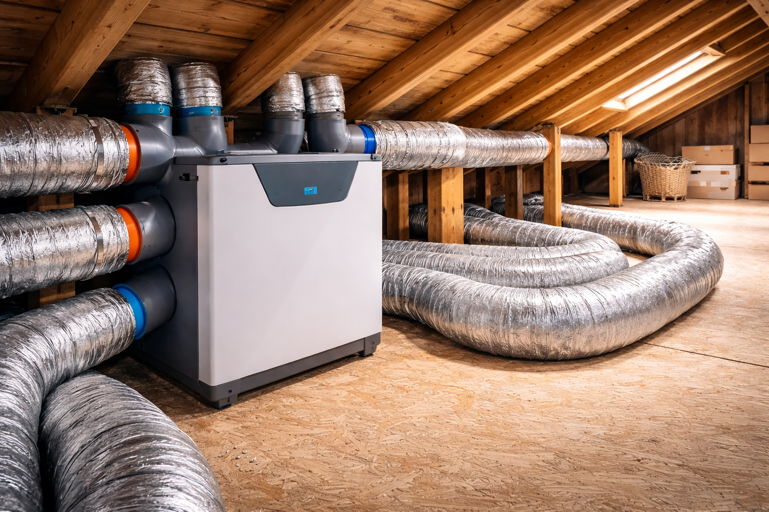 VMC double flux ventilation