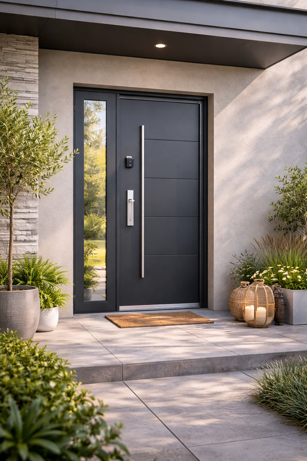 Porte d'entrée Aluminium