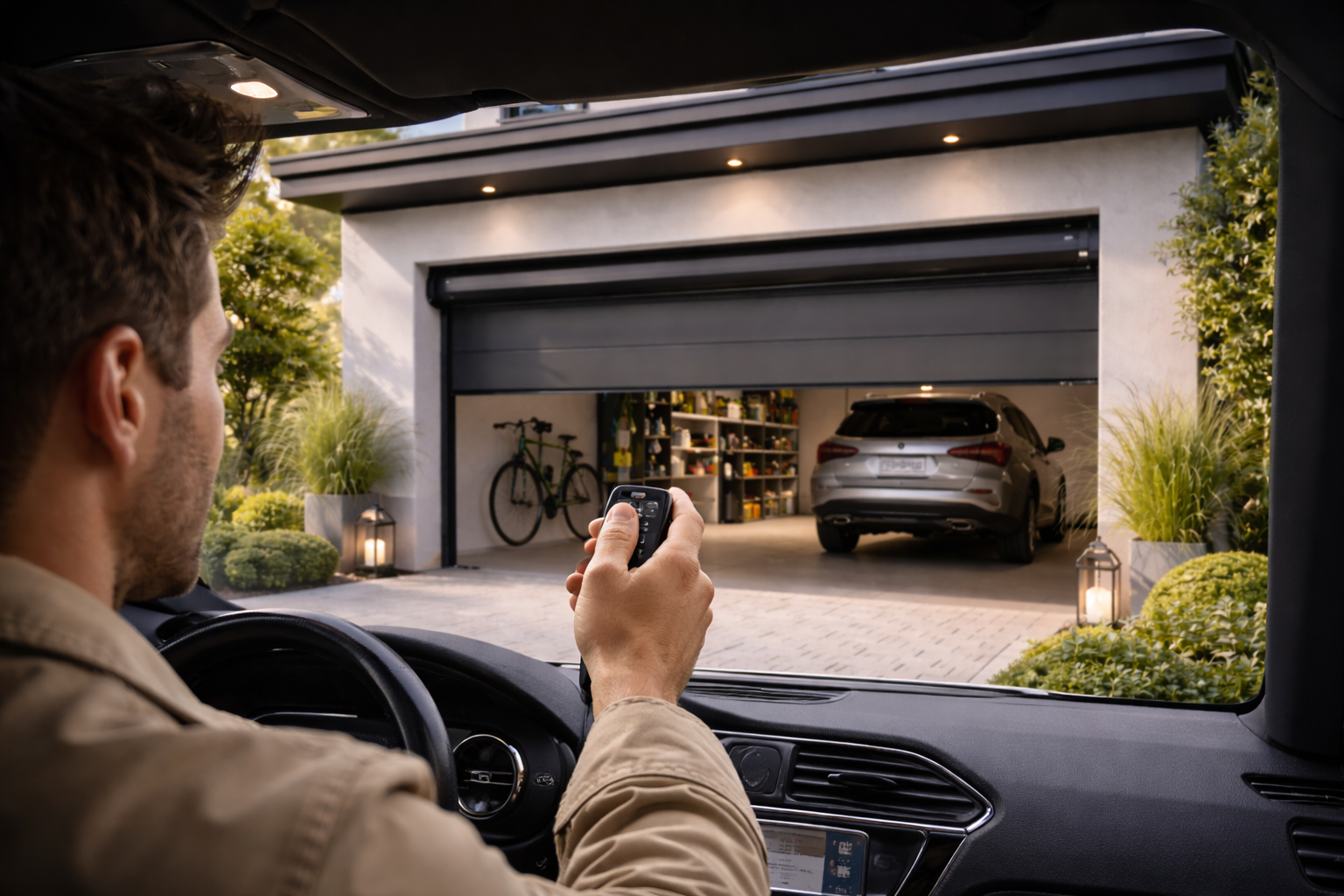 Télécommande porte de garage motorisée BBC Habitat