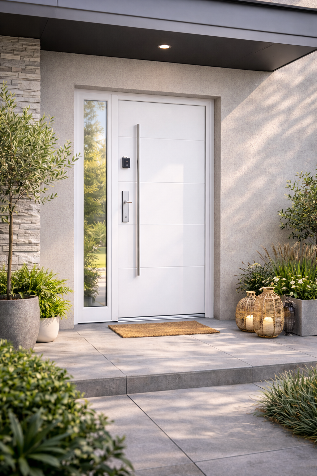 Porte d'entrée PVC